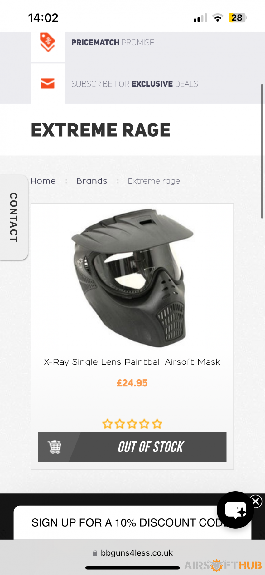 Unused kit - Used airsoft equipment