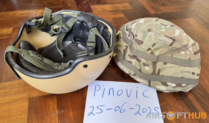 British Army MK7 Helmet - Used airsoft equipment