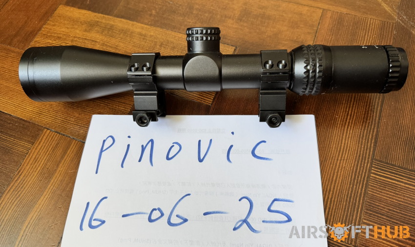 3-9x44 sniper scope - Used airsoft equipment