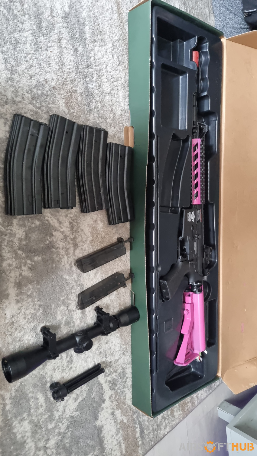 GM16 Raider-L (pink) - Used airsoft equipment