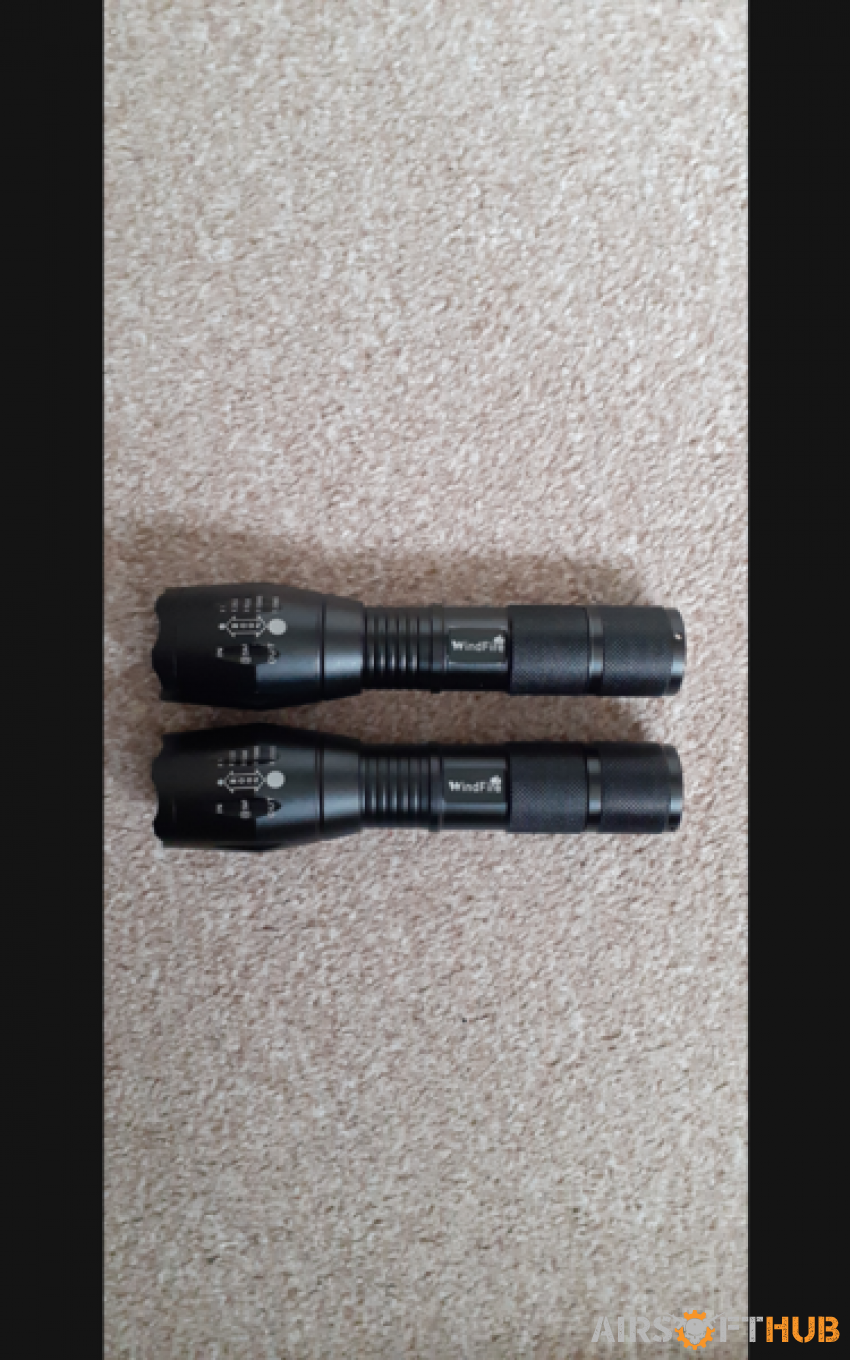 XML T6 Red Zoomable Torches - Used airsoft equipment