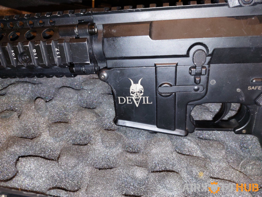 Asg m15 Dmr locked to semi - Used airsoft equipment