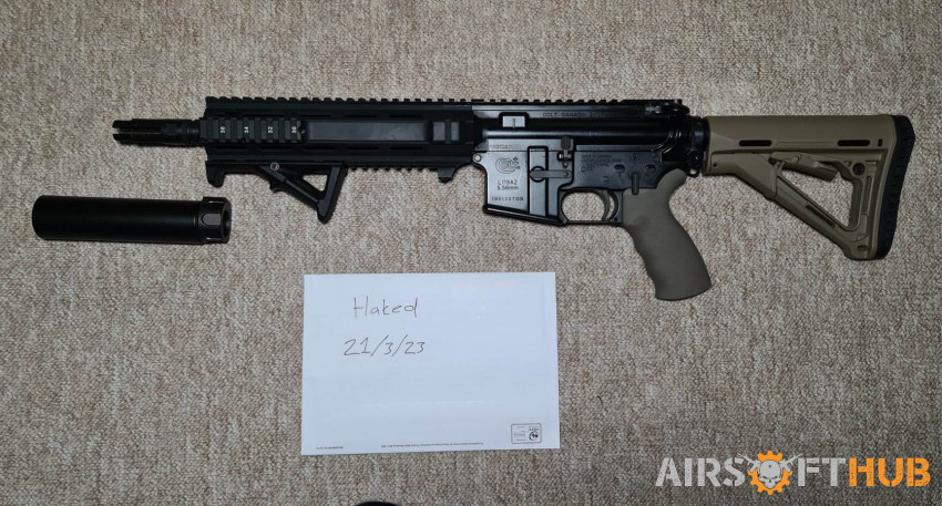 GHK L119A2 engraved RS - Used airsoft equipment