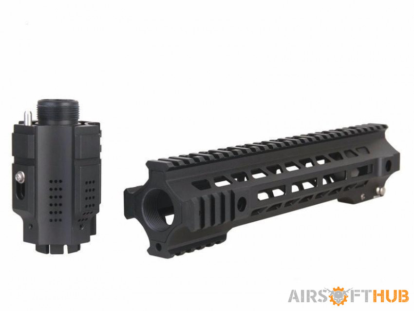 Metal mlok rail with muzzle - Used airsoft equipment
