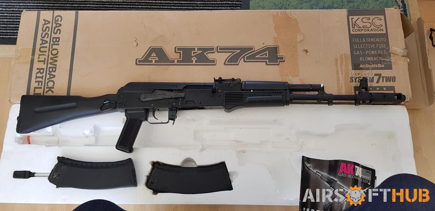 KSC AK74M GBB + Extras - Airsoft Hub Buy & Sell Used Airsoft