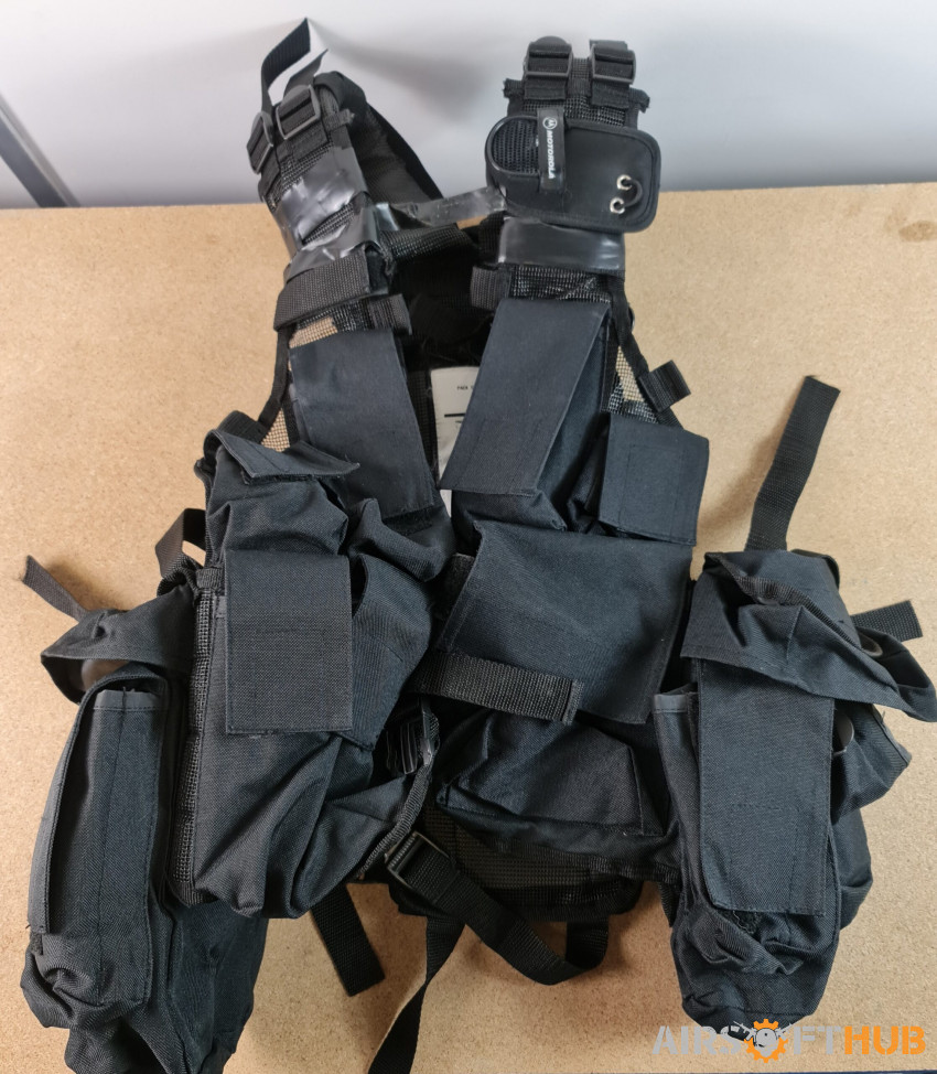 selection of Vests - Used airsoft equipment