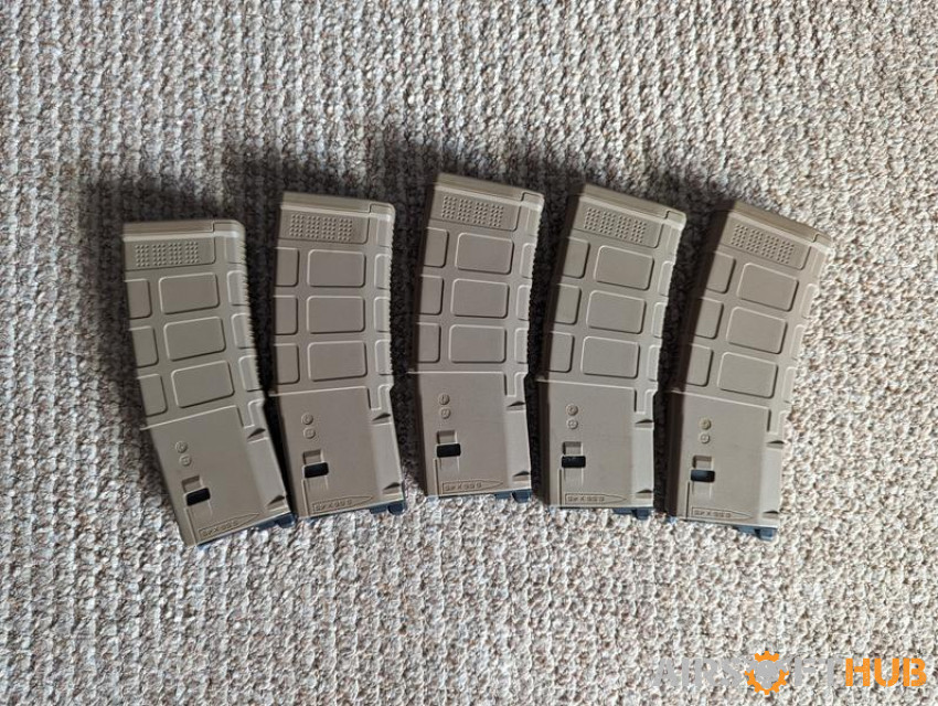 5 X Guns Modify MWS Mags - Used airsoft equipment