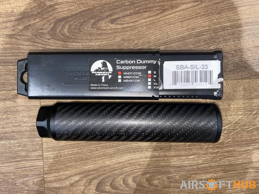 Silveraback suppressor - Used airsoft equipment