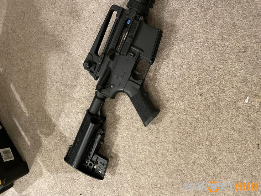metal m4 AEG with upgrades - Used airsoft equipment
