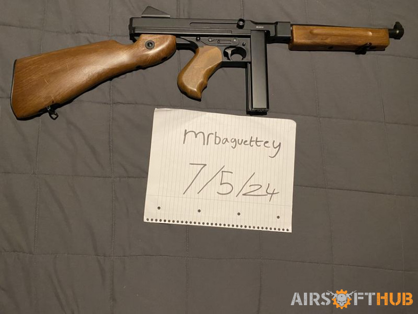 Thompson M1A1 - Used airsoft equipment