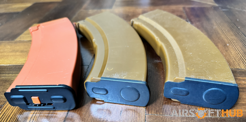 AK mags x 3 - Used airsoft equipment