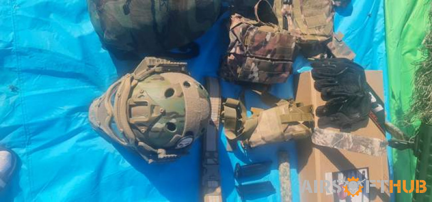 Job lot ready for field - Used airsoft equipment