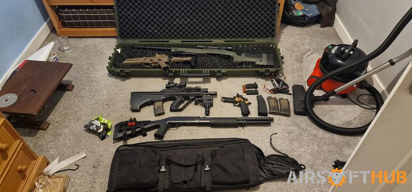 Bulk collection - Used airsoft equipment