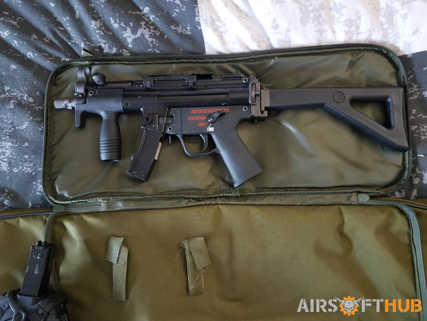 WE GBB/ HPA APACHE MP5K / drum - Used airsoft equipment
