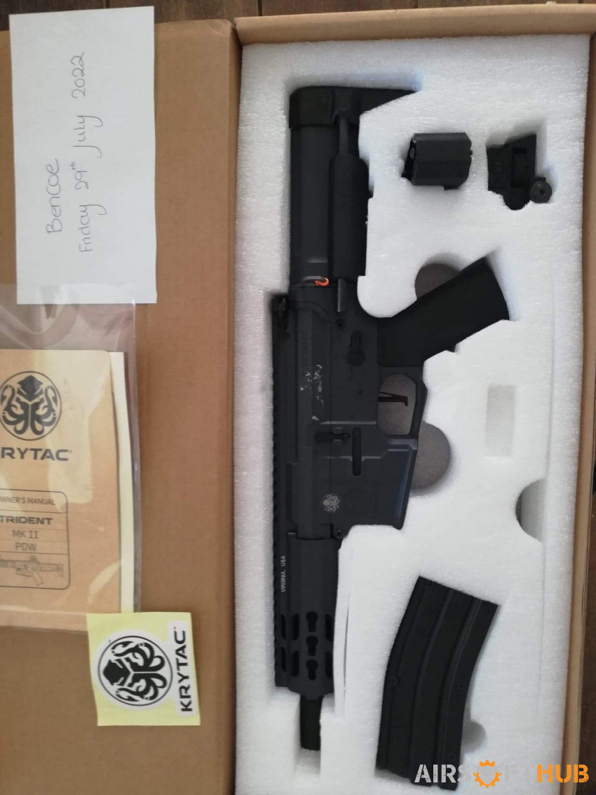 Krytac pdw mk2 - Used airsoft equipment