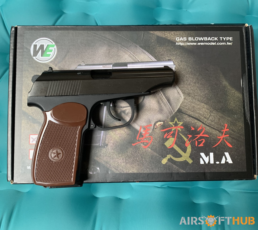 WE Makarov pistol Black mint - Used airsoft equipment