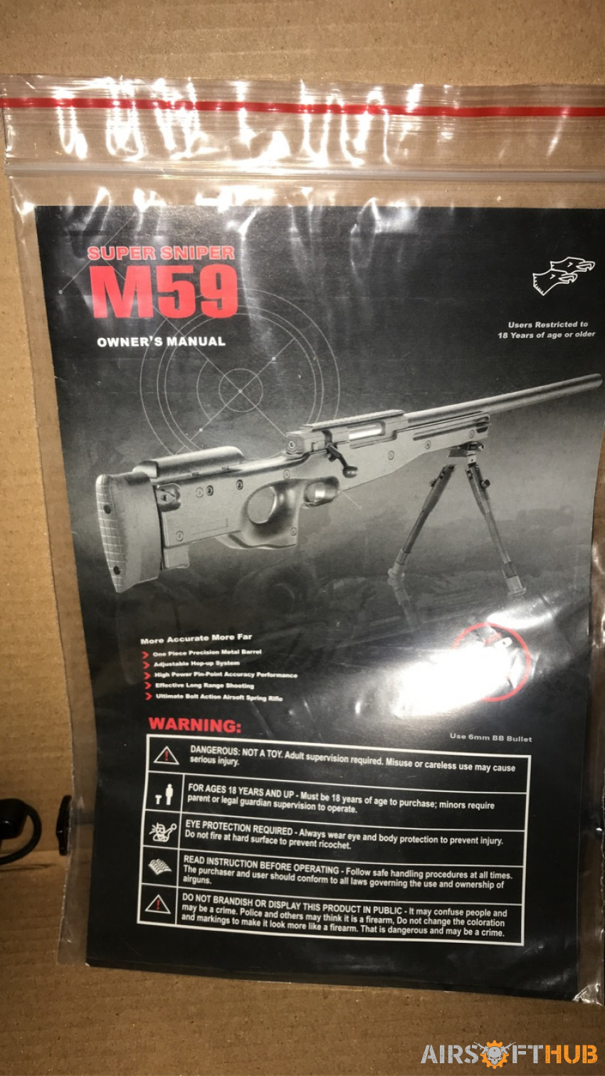 Airsoft Sniper 380fps - Used airsoft equipment
