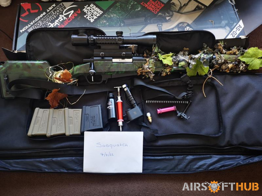 Full loadout aap-01 and sniper - Used airsoft equipment
