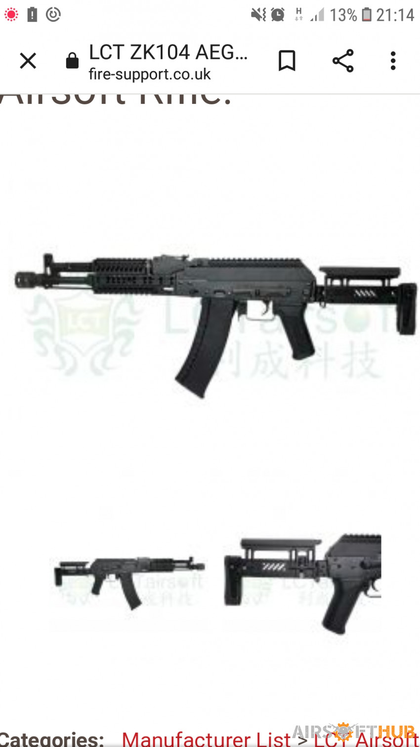 Lct ZK105 - Used airsoft equipment