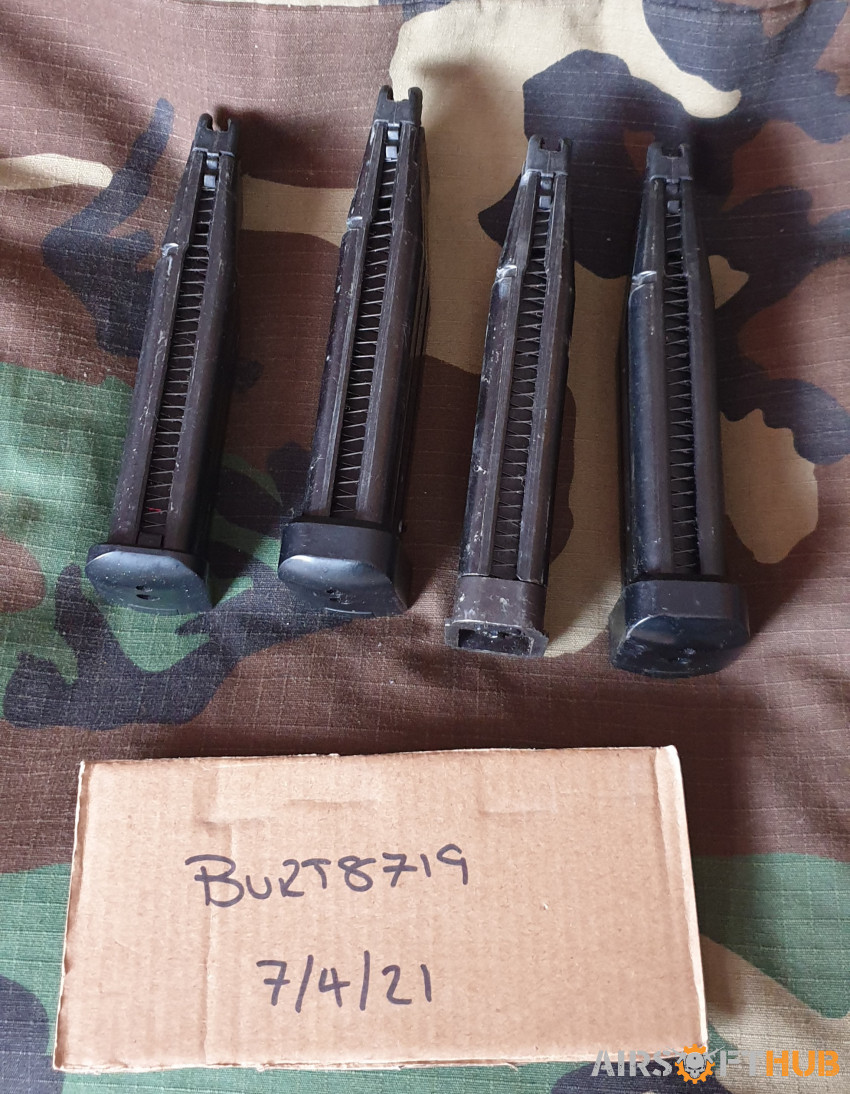 Tm hicapa mags x4 - Used airsoft equipment