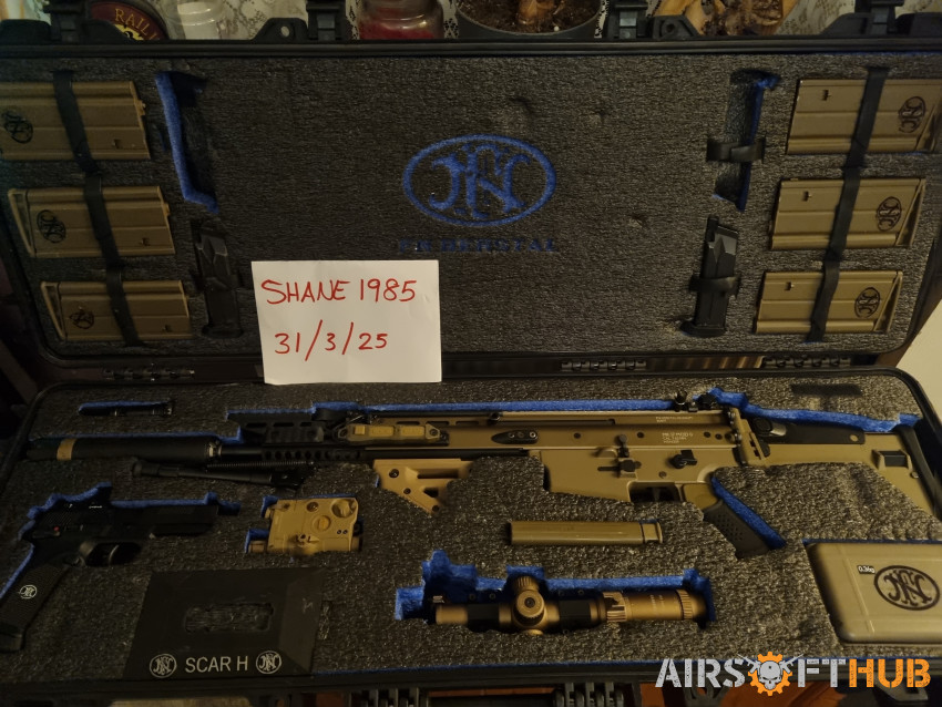 Scar 17 fnx 45 full set up - Used airsoft equipment