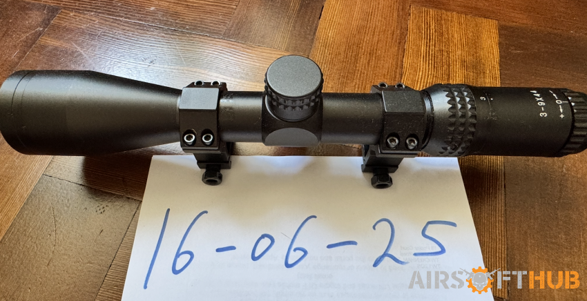 3-9x44 sniper scope - Used airsoft equipment