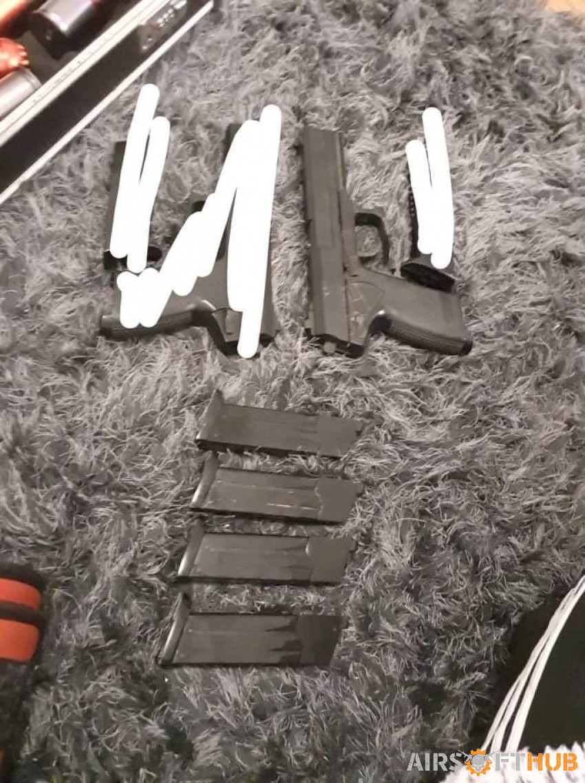Asg mk23 with 4 mags - Used airsoft equipment