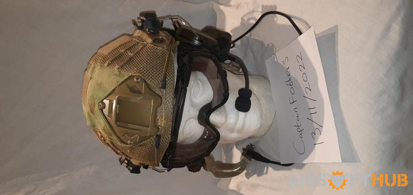 Nuprol Fast Helmet with Access - Used airsoft equipment