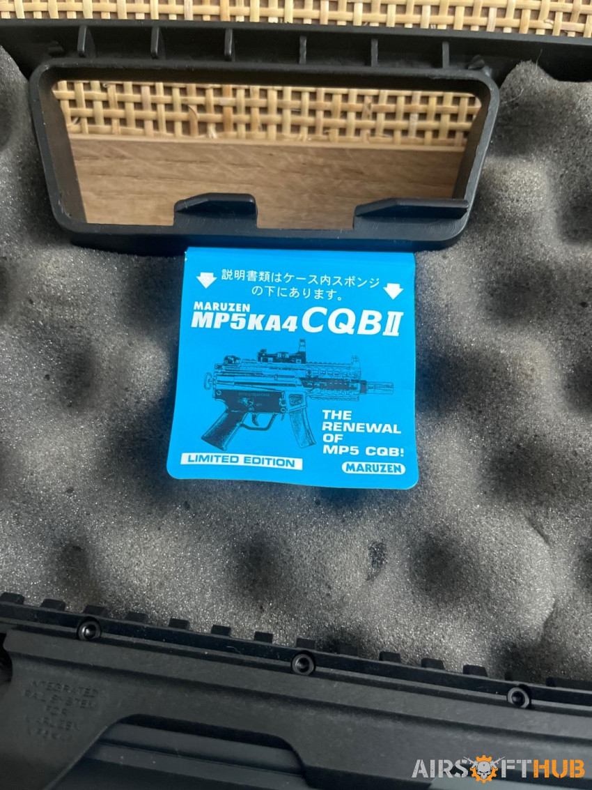 Maruzen Mp5ka4 Ltd edition set - Used airsoft equipment