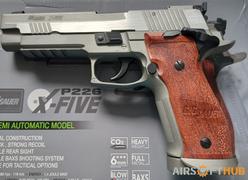 SIG SAUER X FIVE P226 PISTOL. - Used airsoft equipment