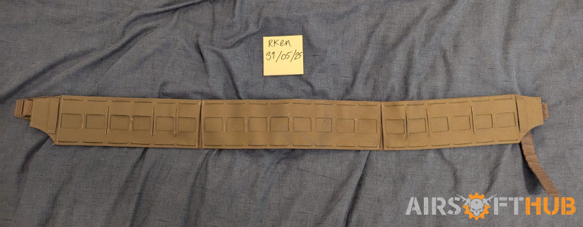 WAS Laser cut belt, Large (RG) - Used airsoft equipment