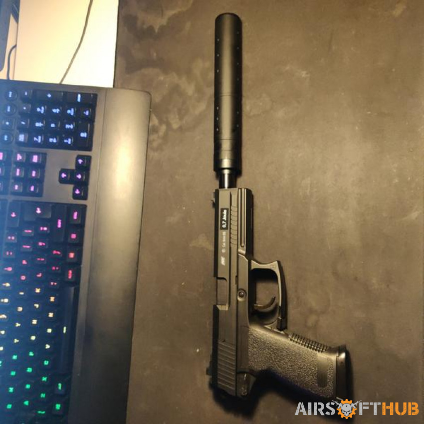 ASG MK23 Suppressed Pistol - Used airsoft equipment