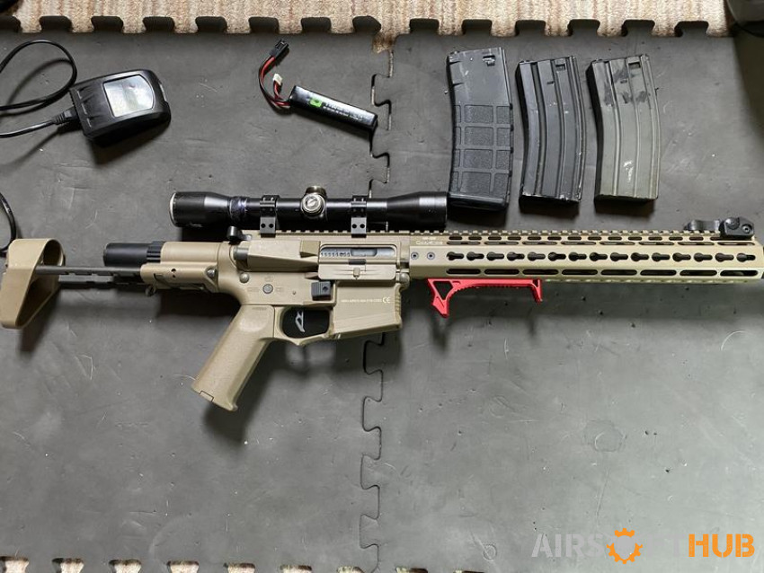 Ares am-016 airsoft rifle - Used airsoft equipment