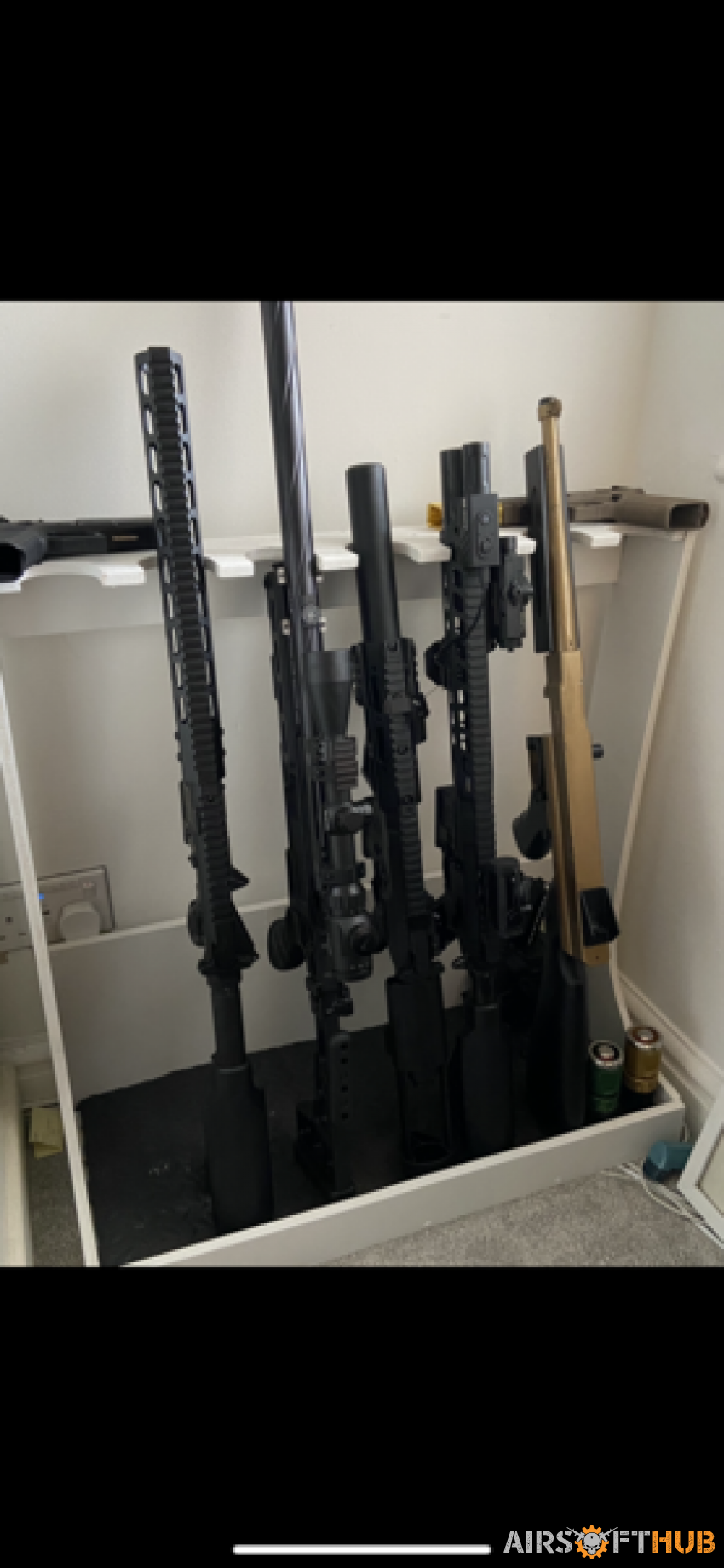 Gun rack - Used airsoft equipment