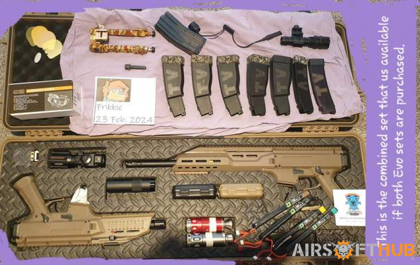 ASG CZ Scorpion EVO 3 SMG set - Used airsoft equipment