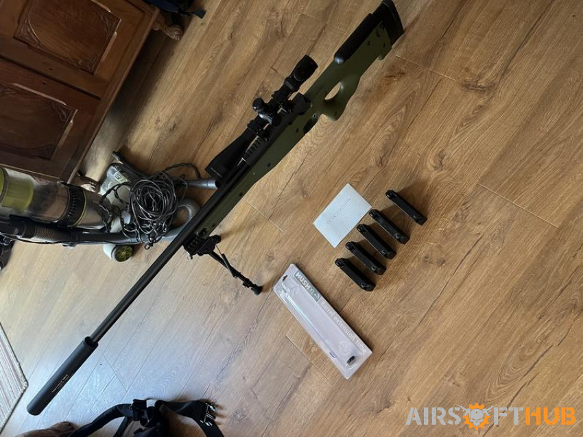 L96 sniper with 5 mags - Used airsoft equipment