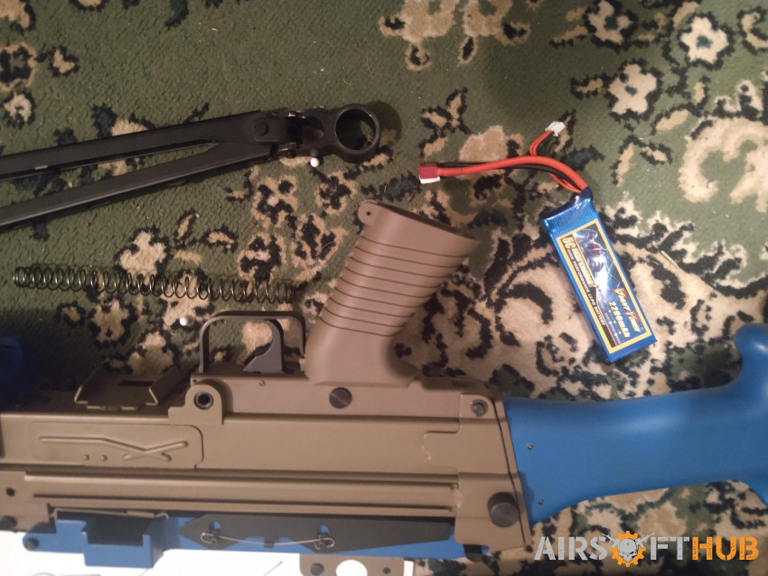 A&k m249 sale or swap PRICE DR - Used airsoft equipment