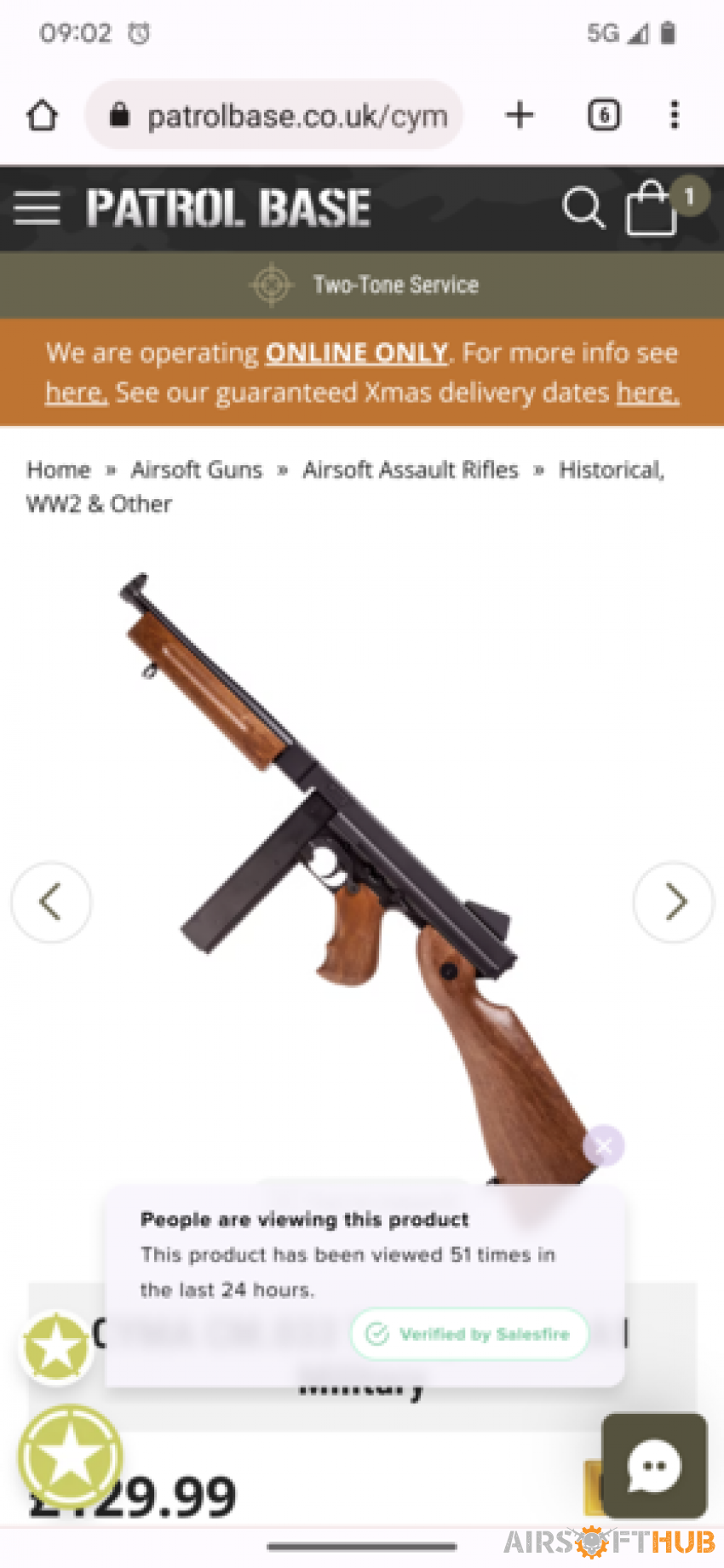 Wanted ww2 guns - Used airsoft equipment