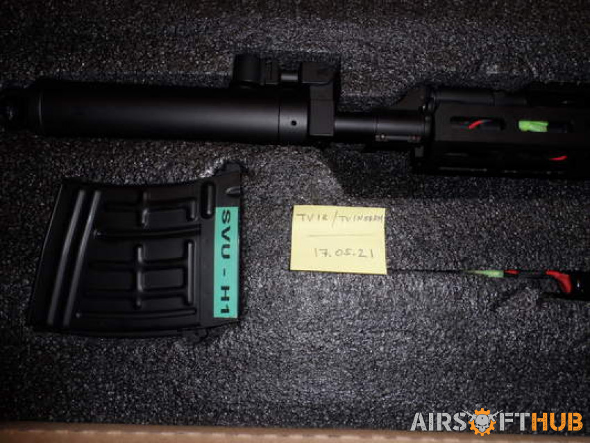 CYMA SVU AEG + 4 Mags - BNIB - Used airsoft equipment