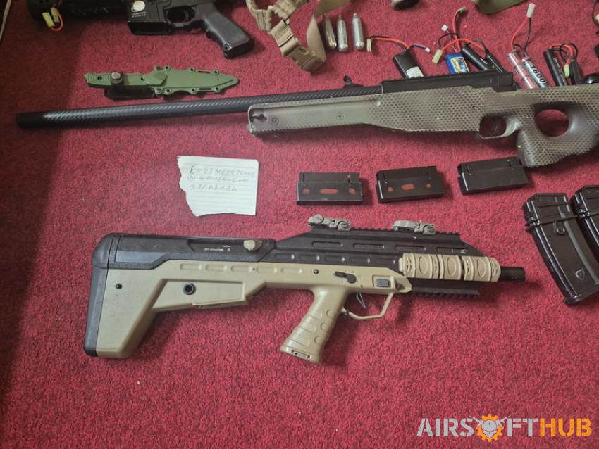 Airsoft gun bundle - Used airsoft equipment