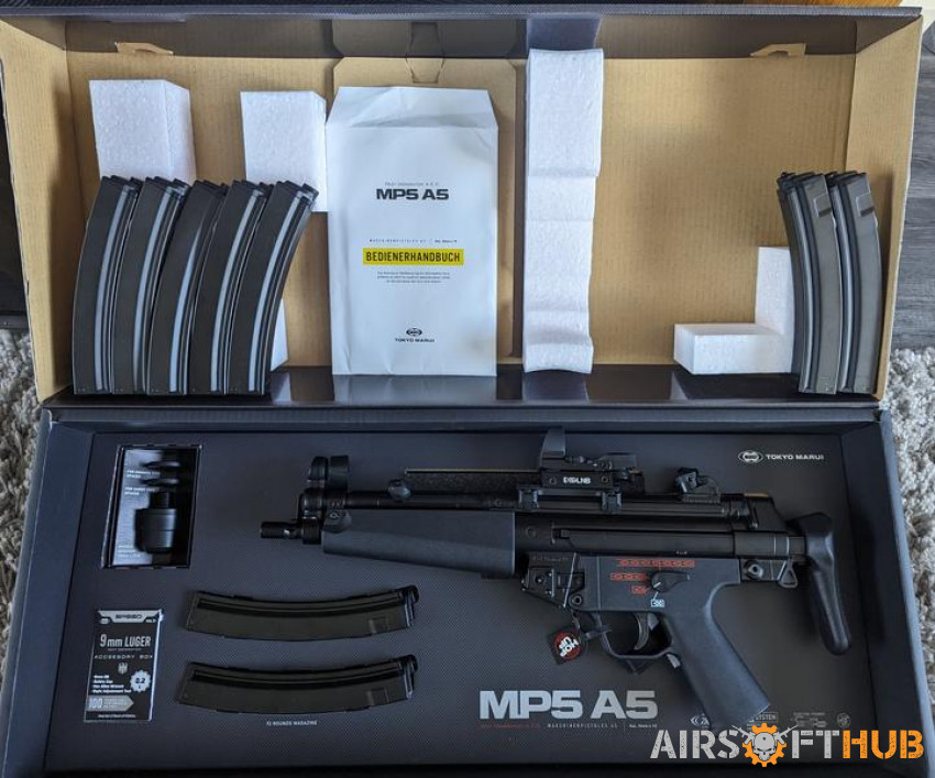 Tokyo Marui NGRS MP5A5 +Extras - Used airsoft equipment