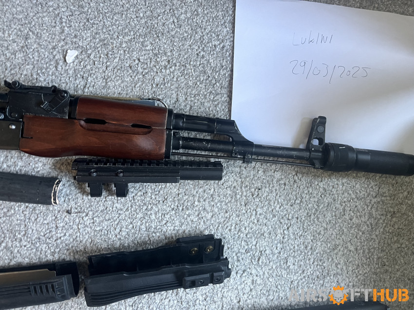 WE AK PMC UPGRADED FULL PACKAG - Used airsoft equipment