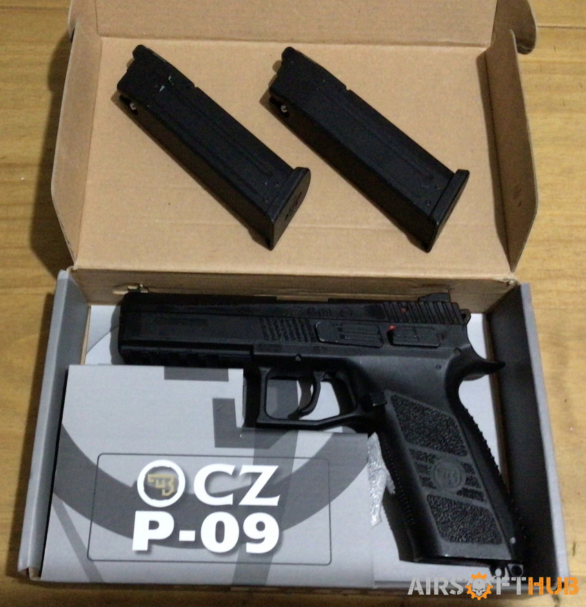 CZ P-09 pistol GBB - Used airsoft equipment