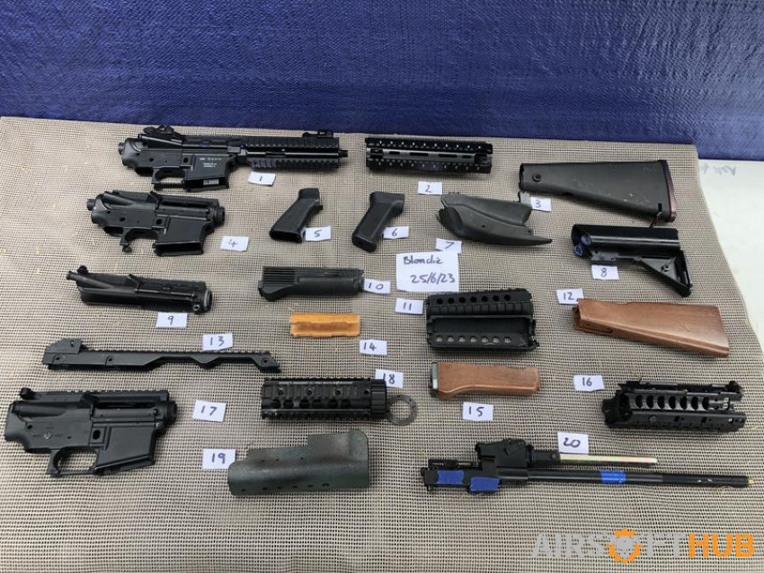 Various Parts Lot 1 - Used airsoft equipment