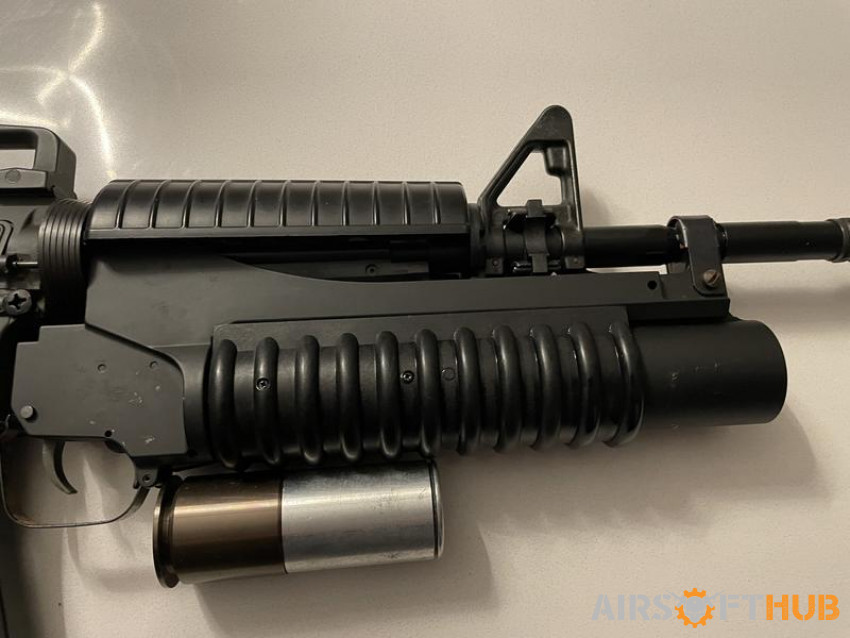 TM M4A1 with M203 grenade - Used airsoft equipment