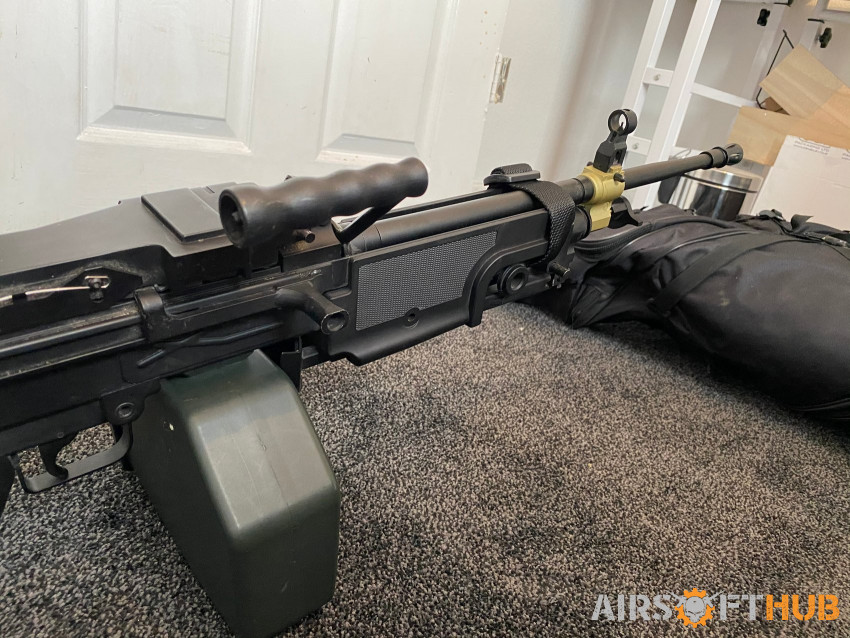 A&K M249 AEG Machine Gun - Used airsoft equipment