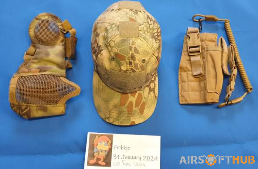 Lite Action Tan  Gear Set - Used airsoft equipment