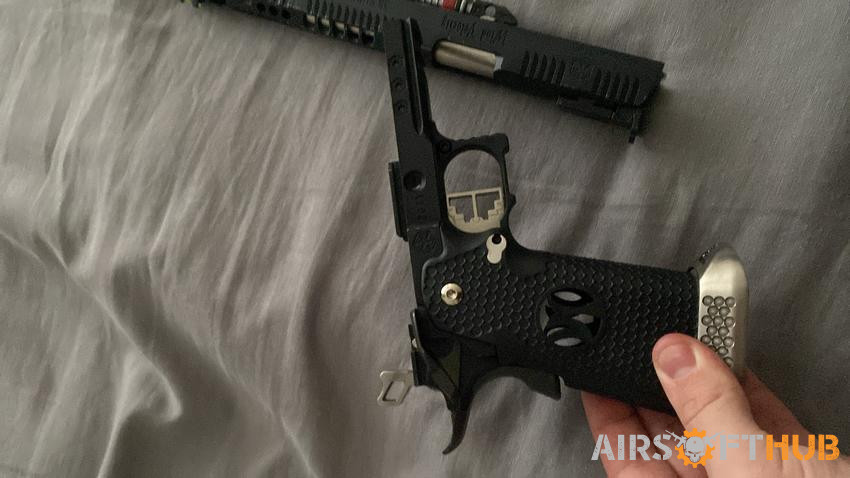 Upgraded aw competition pistol - Used airsoft equipment
