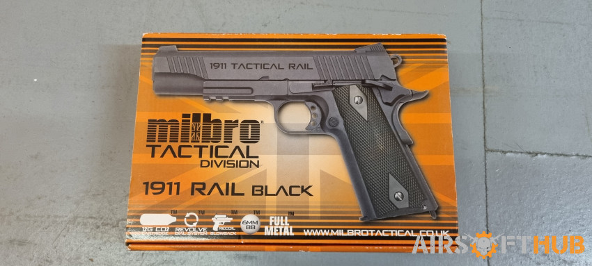Milbro/KWC 1911 Tactical - Used airsoft equipment