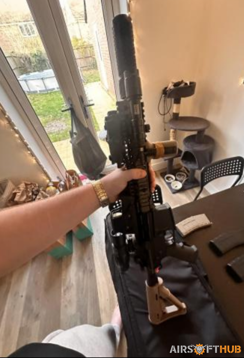 GHK MOD1 MK18 With attachments - Used airsoft equipment